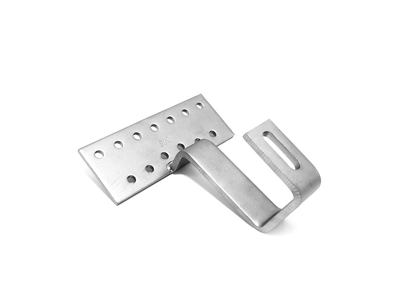 Stainless steel straight angle solar roof hooks